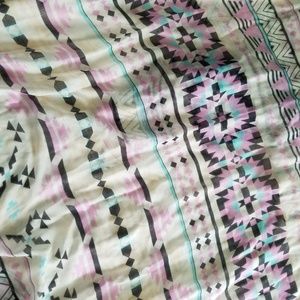 Women's Oversized Mexican & Tribal Print Blanket Shawl ...